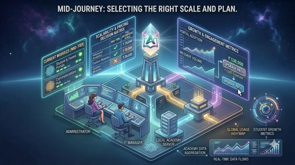 academy management software cost